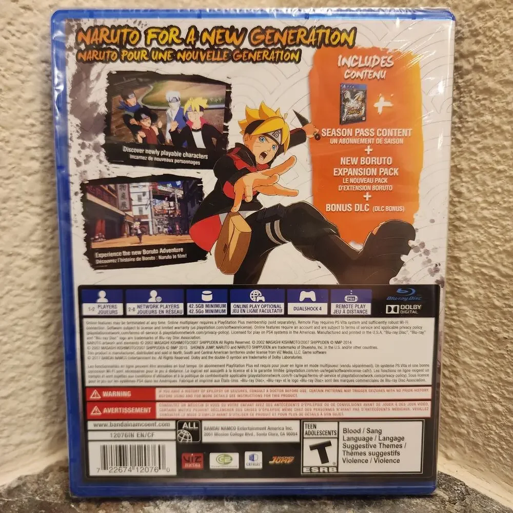 Game - Naruto Shippuden Ultimate Ninja Storm 4: Road to Boruto (NEW) - PS4